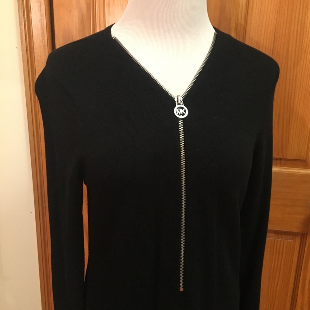 Michael Kors Zip Up Sweater Dress
